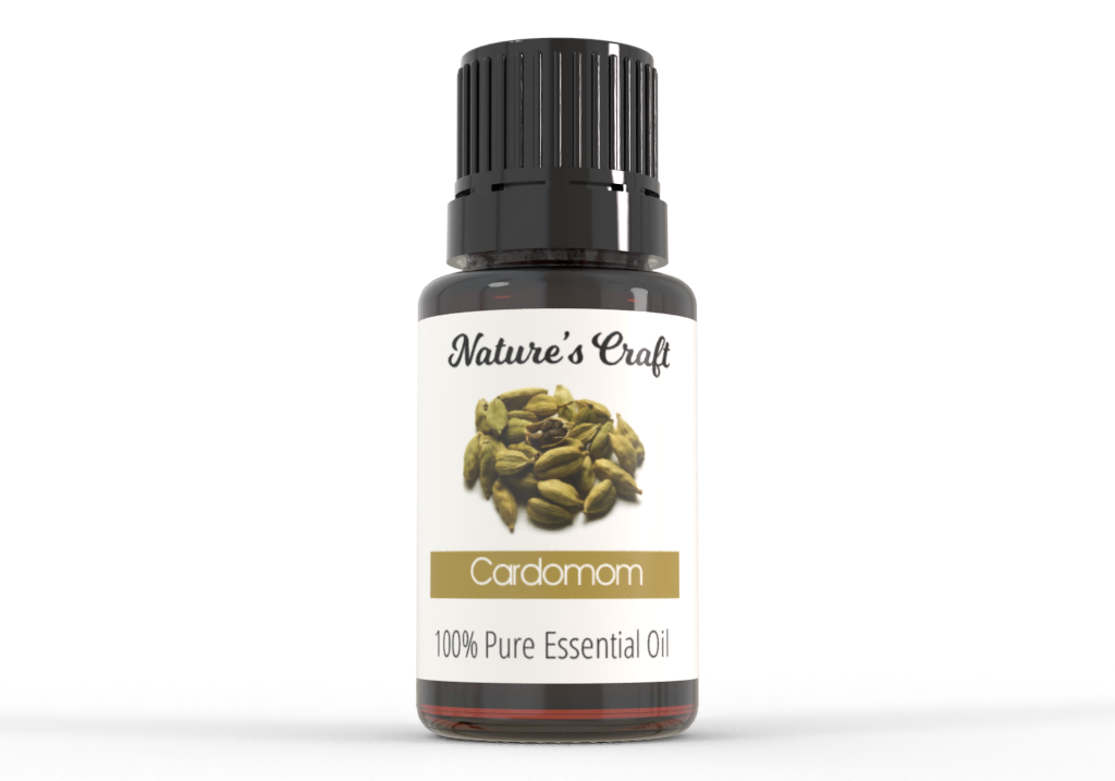Nature's Craft Pure Cardomom Essential Oil (Elettaria cardamomum)