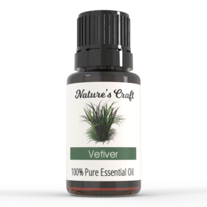 Nature's Craft Pure Vetiver Essential Oil (Chrysopogon Zizanioides)